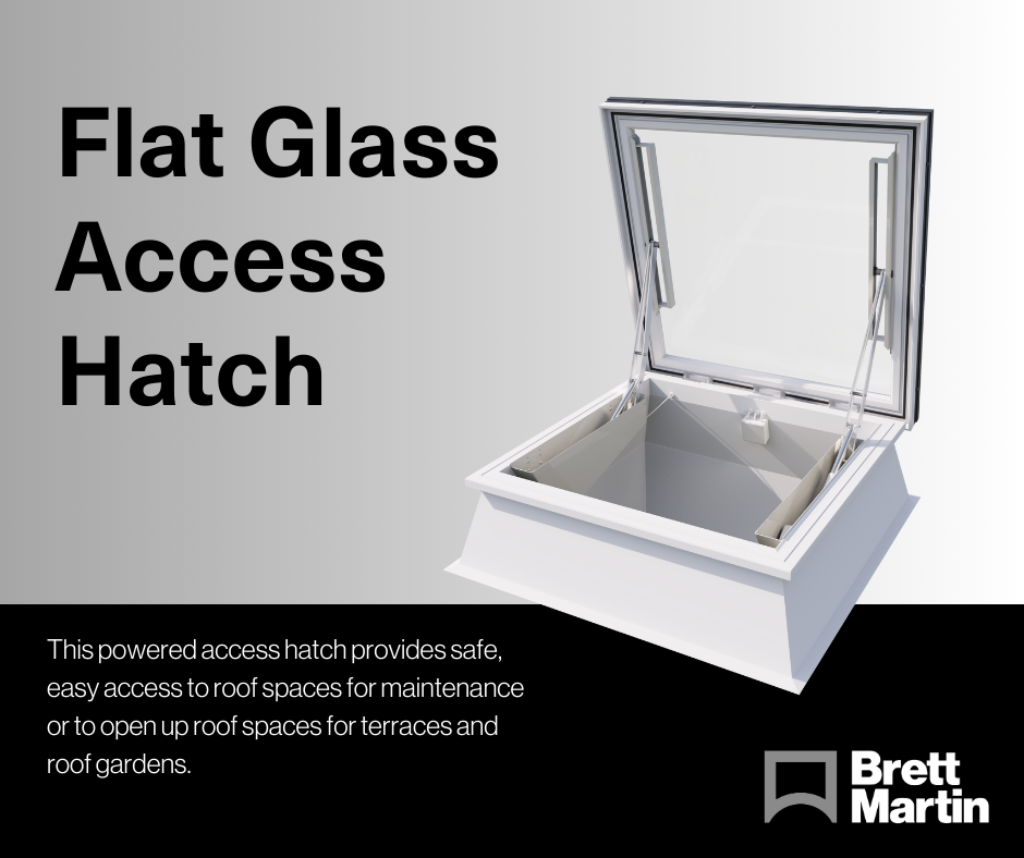 Flat Glass Access Hatch rooflight